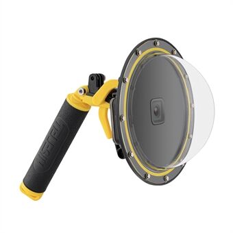 TELESIN Dome Port med flytende håndtak Trigger for GoPro Hero 9 Black Underwater Dive Case