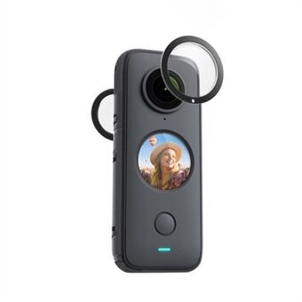 2stk Panoramisk Lens Guard Protective Cover Sticky Protector for Insta360 ONE X2 kameratilbehør