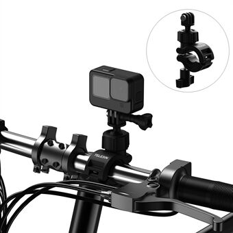 TELESIN DJ-HBM-001 360 ° rotasjonsholder Sykkel Sykkel Motorsykkel Styrefeste for GoPro Insta360 Osmo Action Mobiltelefon