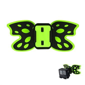 AT1265 Butterfly Design Motorsykkelhjelm Stand Holder Sammenleggbart kamerabrakettstativ for GoPro Hero