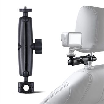 AT1228 360 graders roterende bilhodestøtte Bakspeilmonteringsbrakett for GoPro Insta 360 actionkameraer
