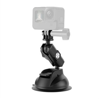 TELESIN Universal roterbart Stand Sugekoppbrakett for GoPro Action Camera Mobiltelefon