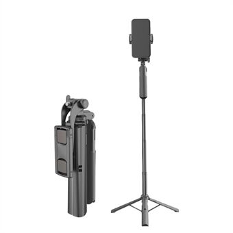 A61 2-i-1 Bluetooth-fjernkontroll Stand Stick 80 cm teleskopstativstativ for Android iPhone