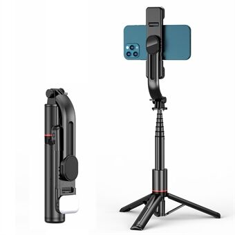 L12D 1085 mm Dual Fill Lights Versjon - Justerbar lysmodus Trådløs kontroll Multifunksjonell utvidbar bærbar håndholdt Selfie Stick Selfie Stand