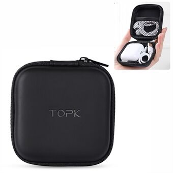 TOPK EVA Travel Case Oppbevaringsveske for trådløse Bluetooth-hodetelefoner
