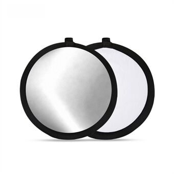 2-i-1 lommereflektor Super bærbar liten reflektor 30 cm sammenleggbar multi-disc fotografering lysreflektor diffuser