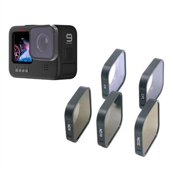 Optisk glass ND16 linsefilter linsebeskytter filter nøytral tetthet linse for GoPro Hero 9 Black