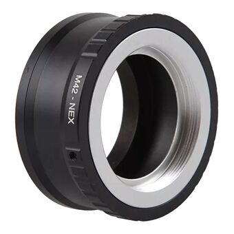 M42-NEX metall kamera linse adapter Ring erstatning for M42 linse til for Sony NEX-5 / NEX-F3 kameraer