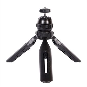 Mini sammenleggbar 360° rotasjon 1/4-tommers kobling Stand for GoPro Action Camera Smartphone
