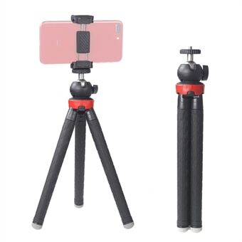 XILETU XS-110 bærbart Stand Travel Outdoor Live Selfie Stick-stativ med telefonklemme
