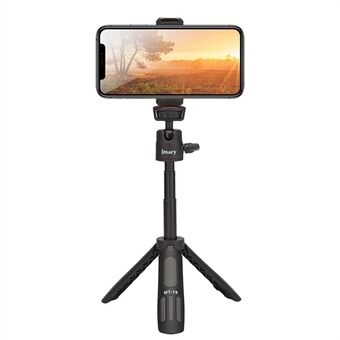 JMARY MT19 Bærbar Mini-utvidbar Selfie Stick-kamera Mobiltelefonholder Live Streaming Stativ Stand