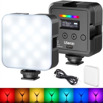ULANZI VL61 RGB bærbar oppladbar fotografifylllys Kamera LED-lampe