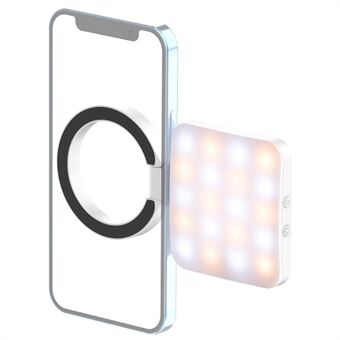 ULANZI LT010 Kompatibel med MagSafe Smartphone Selfie Flip Light 2700-8000K Dimbar Mini Video Light for iPhone 14/13/12