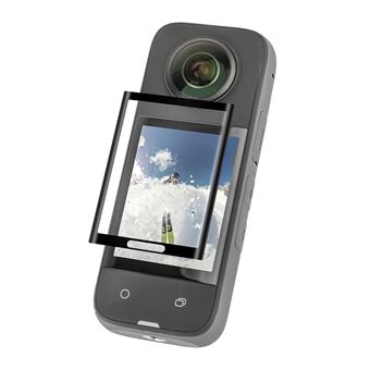 SUNNYLIFE IST-BHM491 1PC-kameraskjermfilm med buet design for Insta360 X3, anti- Scratch -heldekkende skjermbeskytter i herdet glass