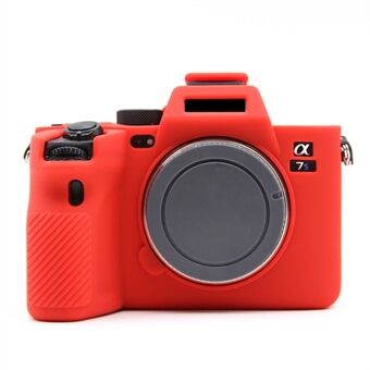 For Sony A7S III / ILCE-7SM3 / A1 kamera Anti-dråpe silikonetui Mykt beskyttelsesdeksel