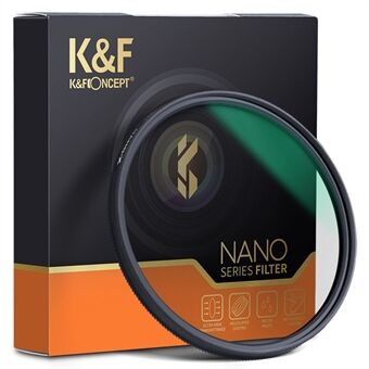 K&F CONCEPT KF01.1225 18-lags belagt ultratynn CPL-filter 82 mm Nano-X sirkulært polarisasjonsfilter for Nikon Canon Sony -kameraer