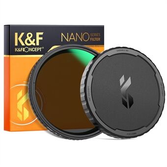 K&F CONCEPT ND2-ND32 Filter Variabel ND Filter Linse Nøytral Densitet Variabel Flerlags nanobelagt filter med linsedeksel 82 mm