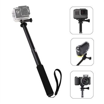 29-tommers lang aluminiumslegering kamera Selfie Stick for GoPro Hero9 8 7 6 5 Sjcam Sj8 Yi 4K Eken H9