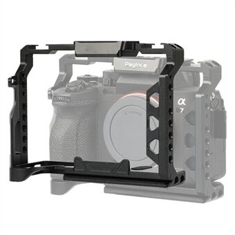 POYINCO For Sony A7M4 / M3 / R3-kamera Støtsikkert Anti- Shake kamerabur Rammebeskyttelsesbur