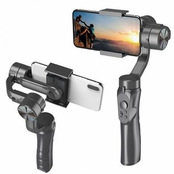 ELEBEST H4 triaksial bærbar og håndholdt Gimbal-stabilisator i håndholdt automatisk balanse-selfie-pinne for smarttelefoner vlogging, live-streaming