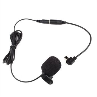 Mini USB-mikrofon med klips + mikrofonadapter for GoPro Hero 4/3 + / 3