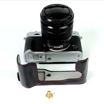 Beskyttende PU-skinn halvkameraveske Veskedeksel for Fujifilm XT10 / XT20 kamera