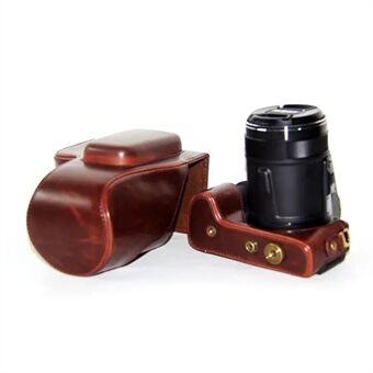 Kamerabeskyttelsesveske i PU lær til Nikon Coolpix P900S