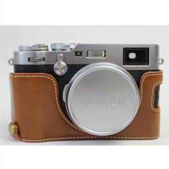 PU Leather Half Camera Case for Fujifilm X100F