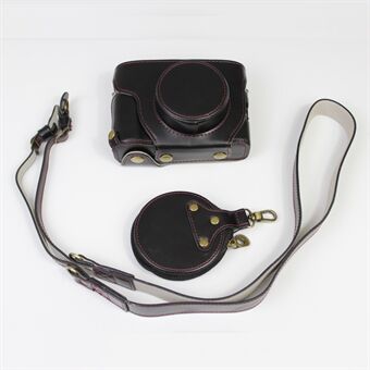 PU Leather Half Camera Case Bag Protector for Fujifilm Fuji X100V