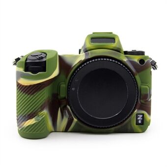 Støtsikkert silikonetui med ensfarget tekstur Kamerabeskyttelsesdeksel for Nikon Z6 / Z7