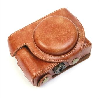 Vintage Protective Case Compatible for Sony ZV-1 Camera Premium PU Leather Bag Cover