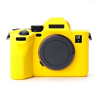 For Sony A7IV/A74/A7M4 silikon kamerahylseveske Anti-skli Anti-støv speilreflekskamera kamerahus beskyttelsesdeksel