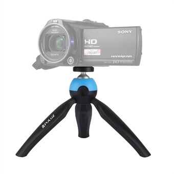 PULUZ Head Mini stativfeste med 360 graders kulehode for GoPro DSLR-kameraer - blå