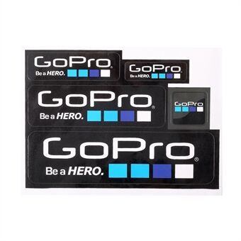 5 stk / sett for GoPro Hero Camera selvklebende klistremerker Tilbehørssett