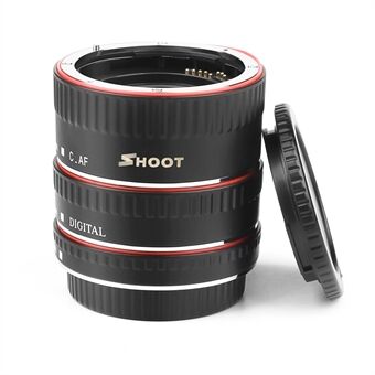 SHOOT XT-364 Autofokus Makro Forlengelsesrør Ring for Canon EOS EF EF-S objektiv 4000D 2000D 1200D 1100D 700D 450D 400D 200D 70D 5D T5 T6i