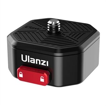 Ulanzi Claw Quick Release Plate Mini QR-plate med 1/4 tommers skrue 50 kg lastbæring for DSLR-kamera