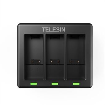 TELESIN AT1103 Triple Channel Battery Charger for GoPro HERO 9 Black Battery Charger