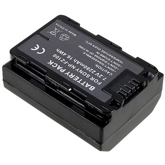 For Sony A7M3 / A7R3 / A7R111 / ILCE-9 / A6600 / A9M2 Rechargeable 2280mAh 7.2V Camera Battery Replacement (without Logo), Encode: NP-FZ100