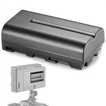 NYERE NP-F550 For Sony NP-F550 / 570 / 530 kamerabatteri 2600mAh oppladbart batteripakke erstatningsstrømforsyning