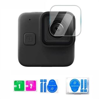 For GoPro Hero 11 Black Mini Silicone Protective Cover Action Camera Anti-kollisjonsveske med linsefilm av herdet glass