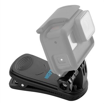 TELESIN GP-JFM-003 For DJI Osmo Pocket / Action 360 grader rotasjon Kamera Ryggsekk Clip Clamp Mount Stand