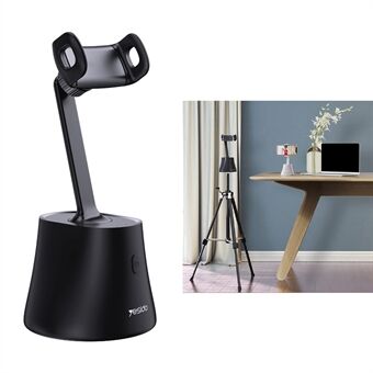 YESIDO SF10 360 Degrees Rotation Smart AI Follow Gimbal Face Tracking Phone Holder Stand for Live Broadcast Video Recording