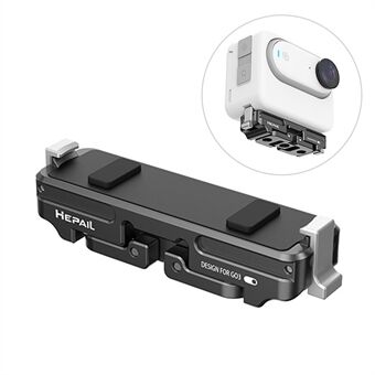 HEPAIL For Insta360 GO 3 kamera magnetisk Quick aluminiumslegering stativmonteringsadapter