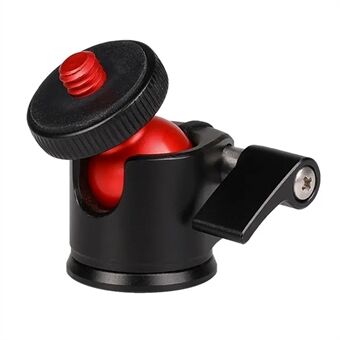 C017 for DSLR-kamera stativfesteholder 360 graders roterende kule kardanfesteadapter med 1/4" skrue