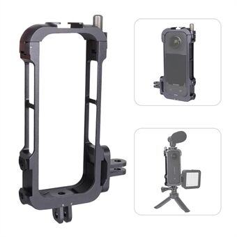 Z050 for Insta360 X3 Aluminiumslegering Cage Action Kamera Anti-fall beskyttelsesramme