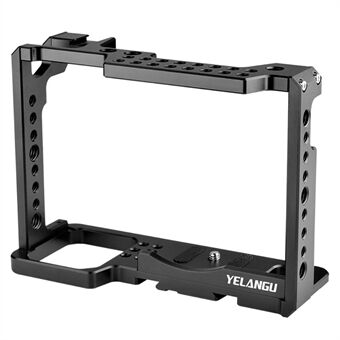YELANGU C18-A For Panasonic S1 / S1H / S1R kamerabur CNC aluminiumslegering kamerabeskyttelsesramme