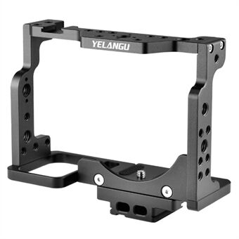 YELANGU C15-A hus i aluminiumslegering for Nikon Z6 / Z7 / Z6II / Z7II kamerabeskyttelsesramme for vlogging