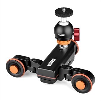 YELANGU L4X-BC videokamera Dolly 3-trinns motorisert elektrisk skinneskyver Dolly Car for DSLR kamera / videokamera