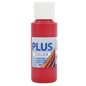 Akrylmaling Plus Color 60 ml karmosinrød