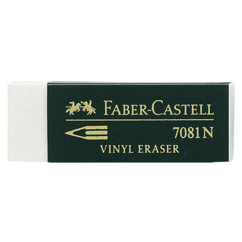 Vinyl viskelær PVC-fri 6,5 x 2,5 cm gummi hvit